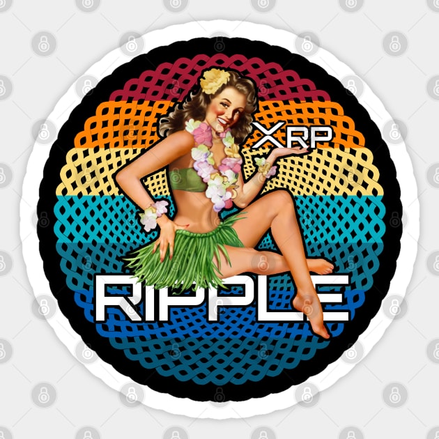 Ripple XRP Hodl Bitcoin Altcoin Crypto Currency Cryptocurrency Sticker by CharJens